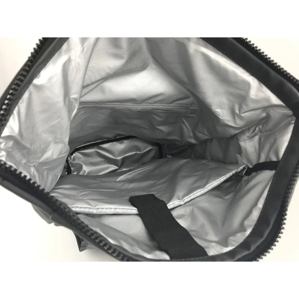 DSM Firmemich Roll Top Backpack Dark Gray Water Resistant Laptop Bag‎ NWT